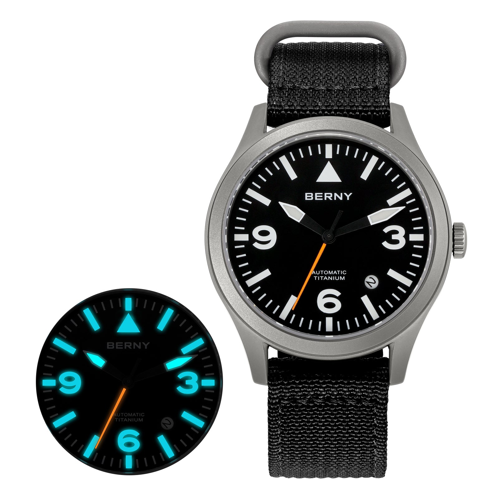 BERNY AMT143M Titanium Field Watch Review: Miyota 8215 Automatic at $100.99