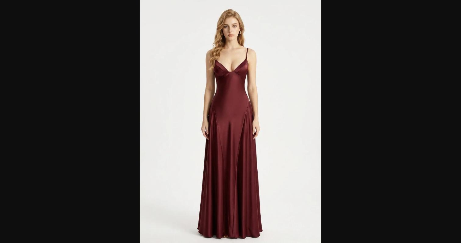 Scarlet Darkness Victorian Satin Slip Gown Review: Dark Romance Done Right at $62
